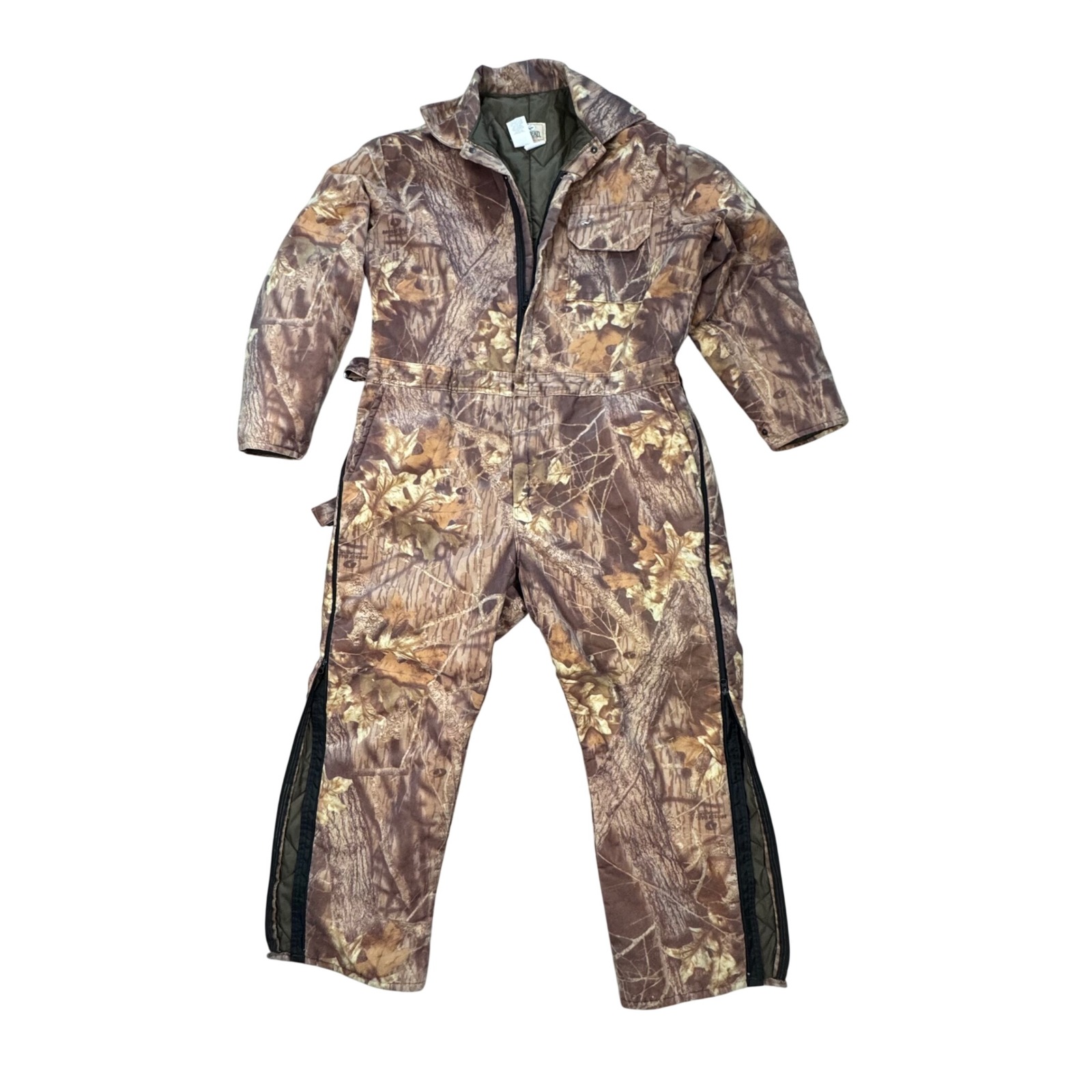 Redhead Mens Xl Mossy Oak Break-Up Camo Insulated Hunting Coveralls Bibs Usa